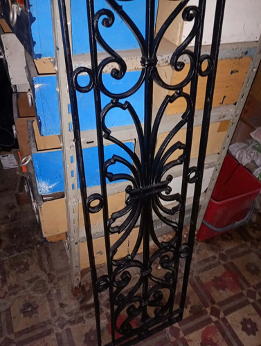 Reja ventana De Fundición Godoy 140x35 M Para Casa Negro