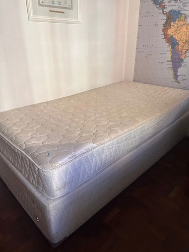 Rosen Ergo Cama 1 1/2 Plaza + Cama Auxiliar (105x200 Cm) Blanco Uno