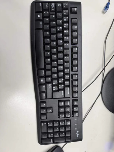 Teclado Logitech K120 Con Cable Usb Completo
