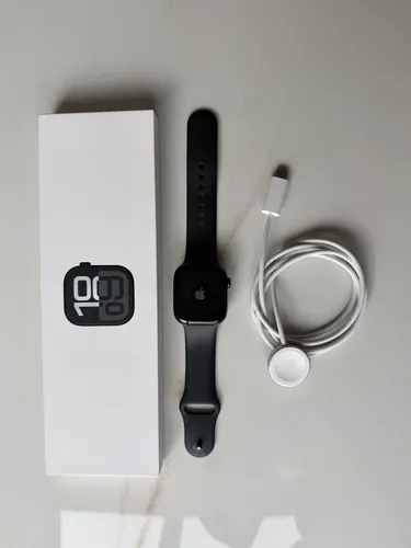 Apple Watch Series 10 42mm Aluminio Negro Sport Band
