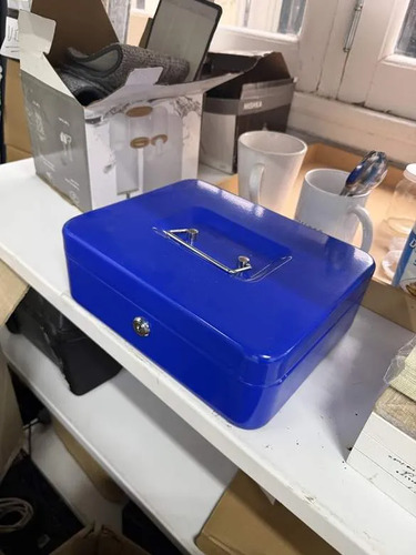 Caja De Caudales Metalica Con Manija