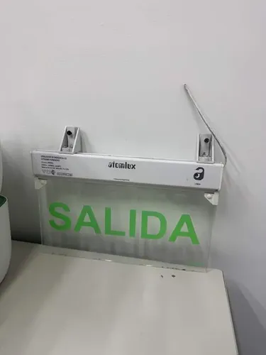 Cartel Luz De Emergencia Led Salida Macroled