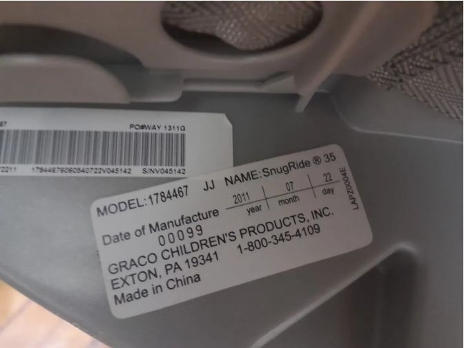 Silla para auto de bebé Graco SnugRide 35