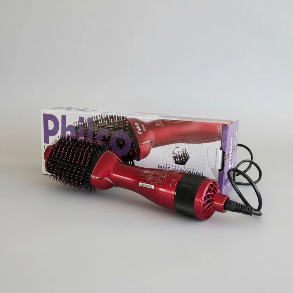 Cepillo Eléctrico 4 En 1 Philco Beauty Cherry Cereza (Usado)