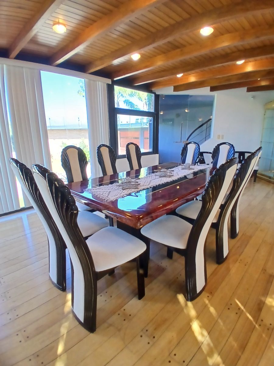 Juego Comedor Importado Alta Gama I Mesa 2,10 m + 10 sillas + aparador