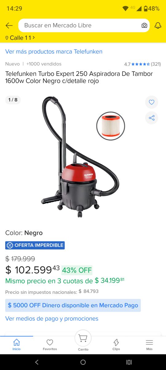 ASPIRADORA TURBO 