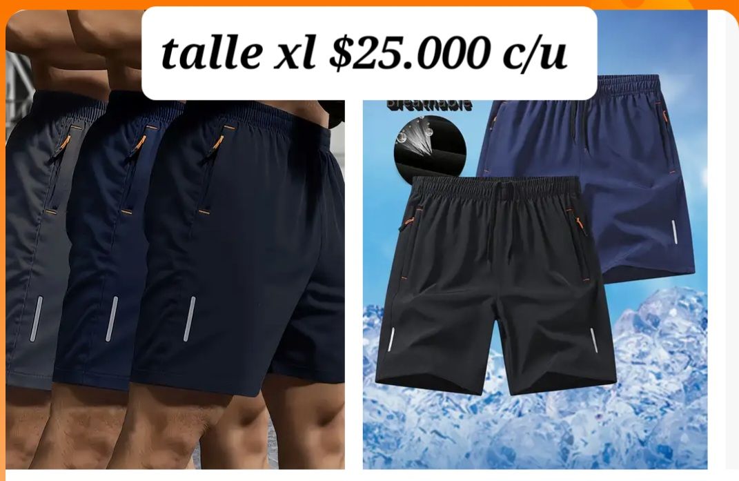 SHORTS hombre xl