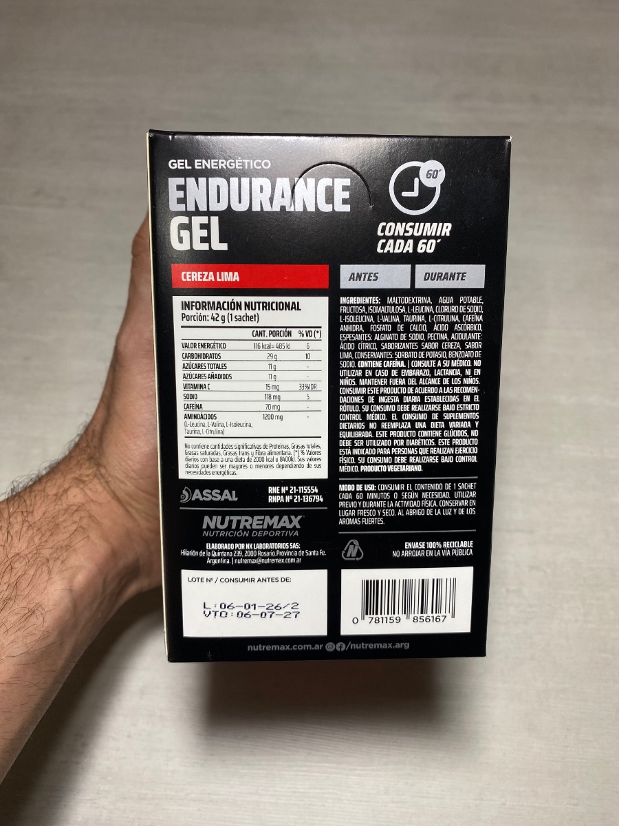 ENDURANCE GEL’S - NUTREMAX