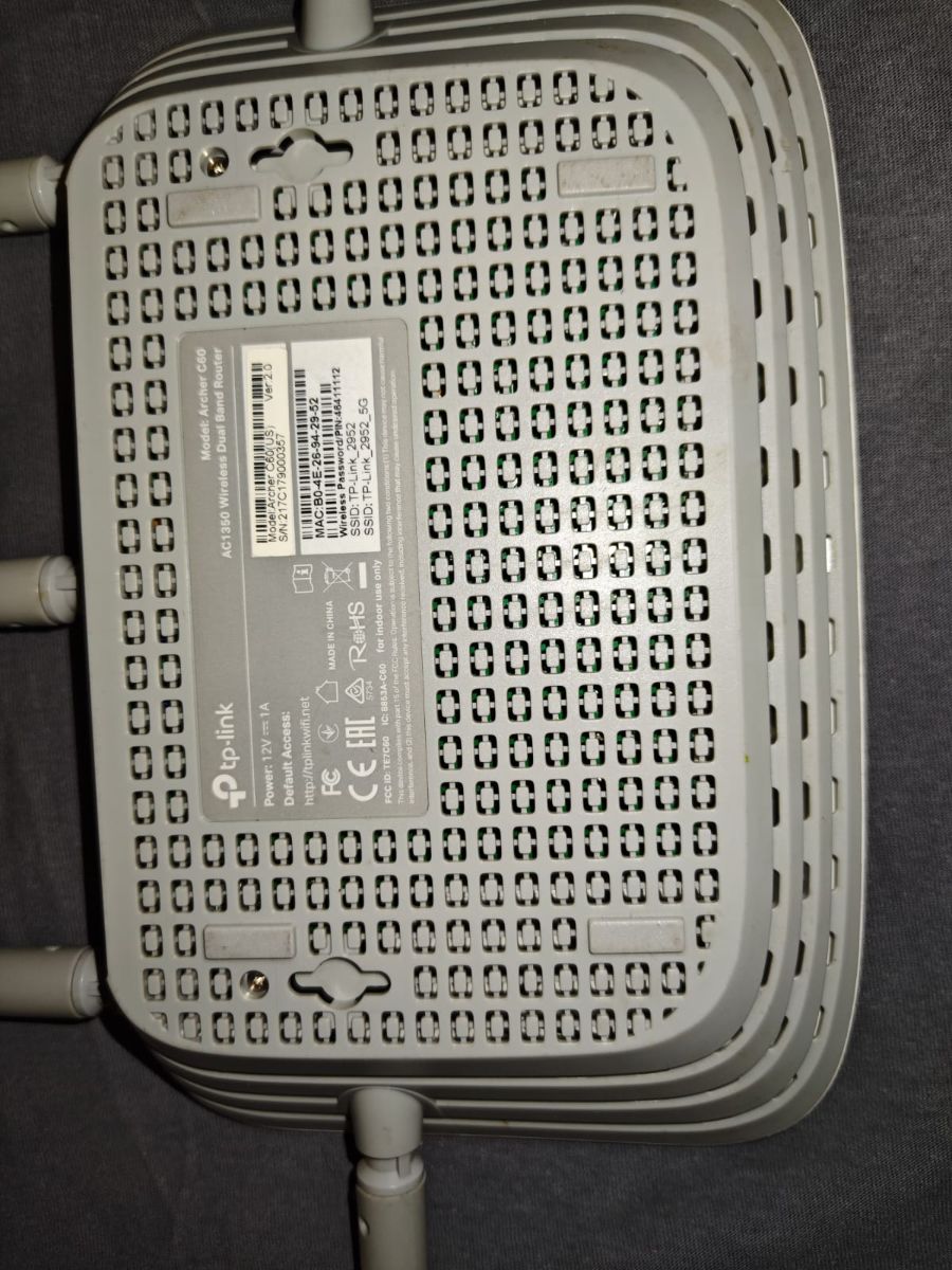 Router wifi Tplink Archer C60  2 bandas