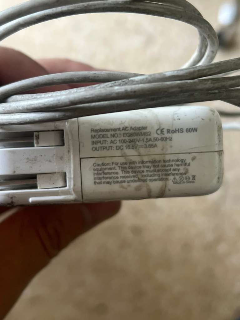 Adaptador Apple 60W MagSafe