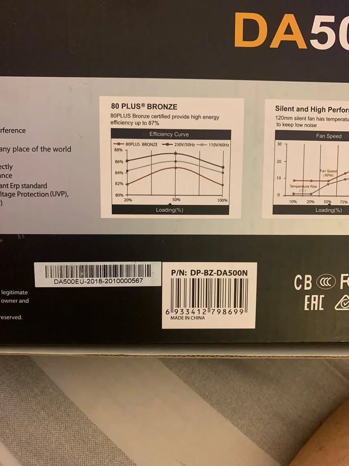 Fuente Deepcool DA500