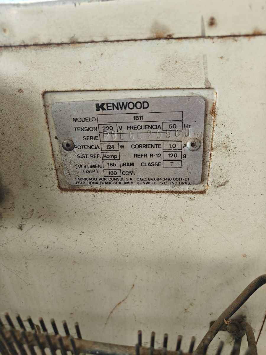 Freezer KENWOOD a Reparar no arranca el compresor 