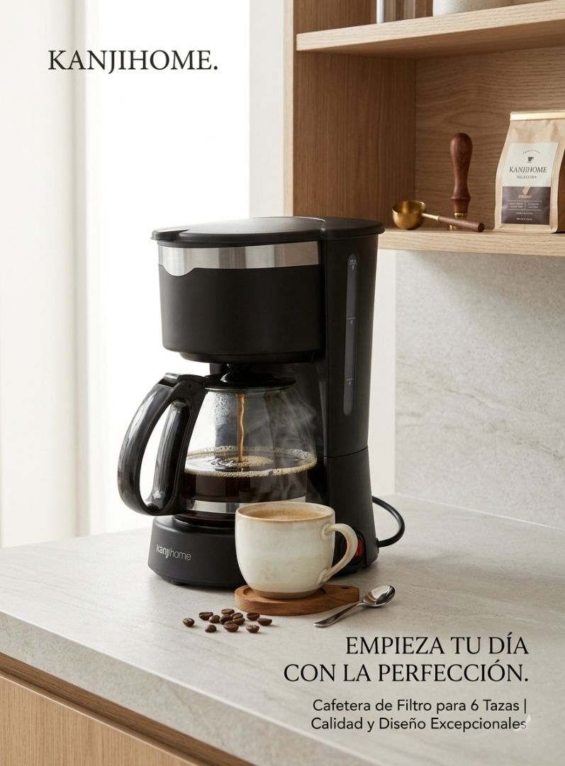 Cafetera Kanji 6 Tazas