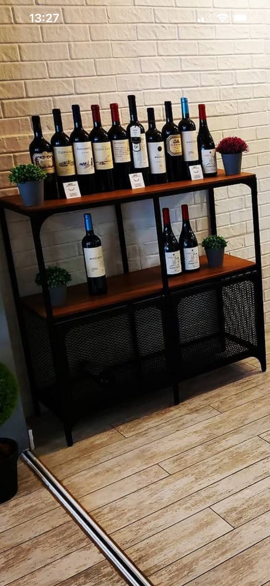 Mueble Consola/ Estantería Estilo Industrial