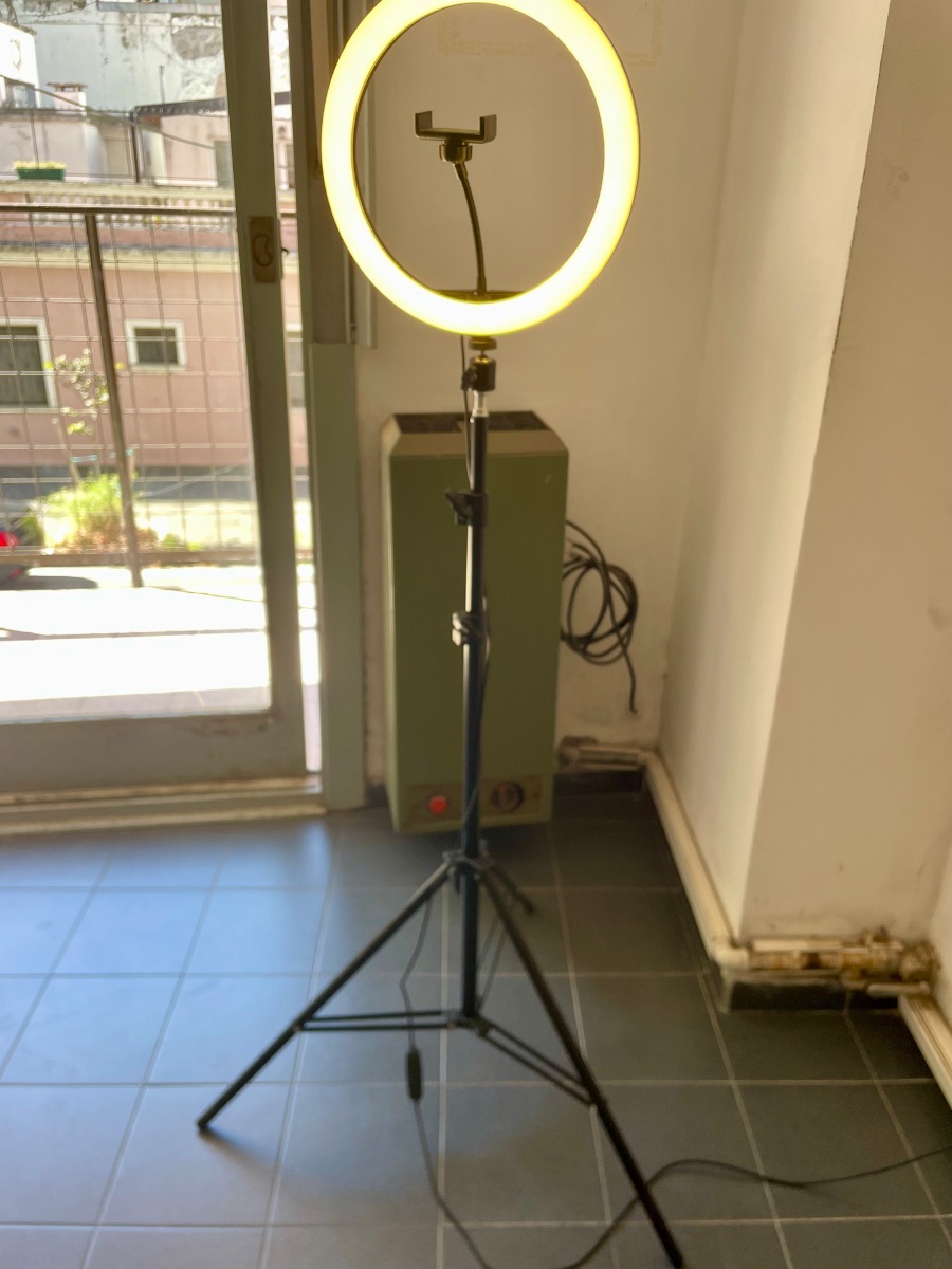 Aro de luz LED 30cm con trípode, para TikTok, iluminación para maquillaje,Ring light para streaming 
