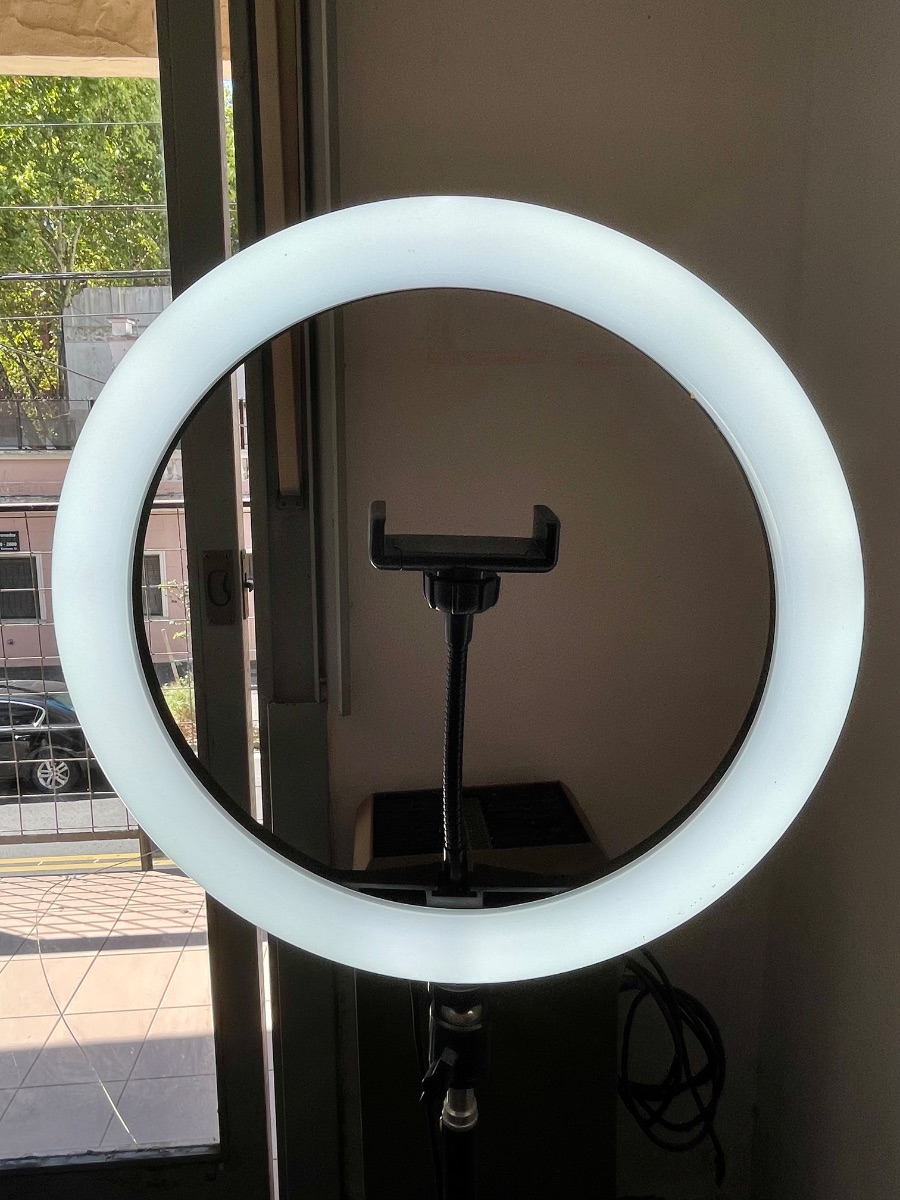 Aro de luz LED 30cm con trípode, para TikTok, iluminación para maquillaje,Ring light para streaming 