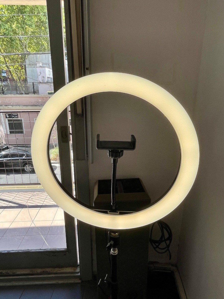 Aro de luz LED 30cm con trípode, para TikTok, iluminación para maquillaje,Ring light para streaming 