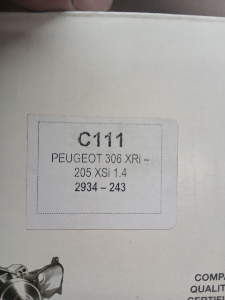 Bomba de agua peugeot 306/106/citroen saxo xsara y zx