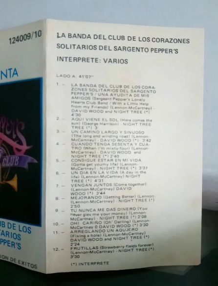 Cassette Sgt. Peppers: La Banda Del Club De Los Corazones Solitarios