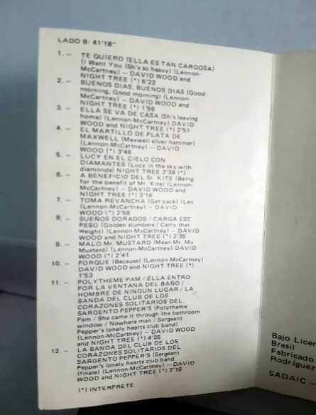 Cassette Sgt. Peppers: La Banda Del Club De Los Corazones Solitarios