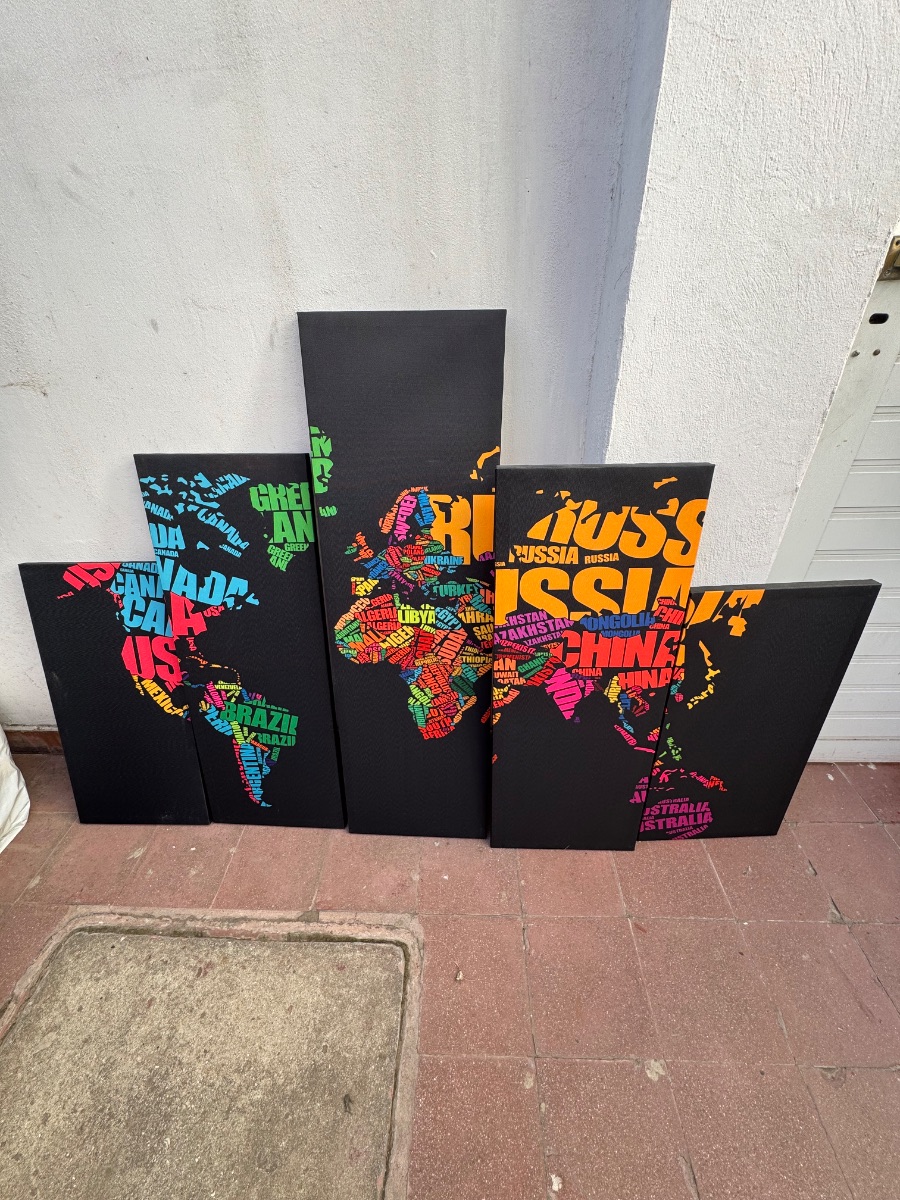 Vendo cuadro 5 piezas