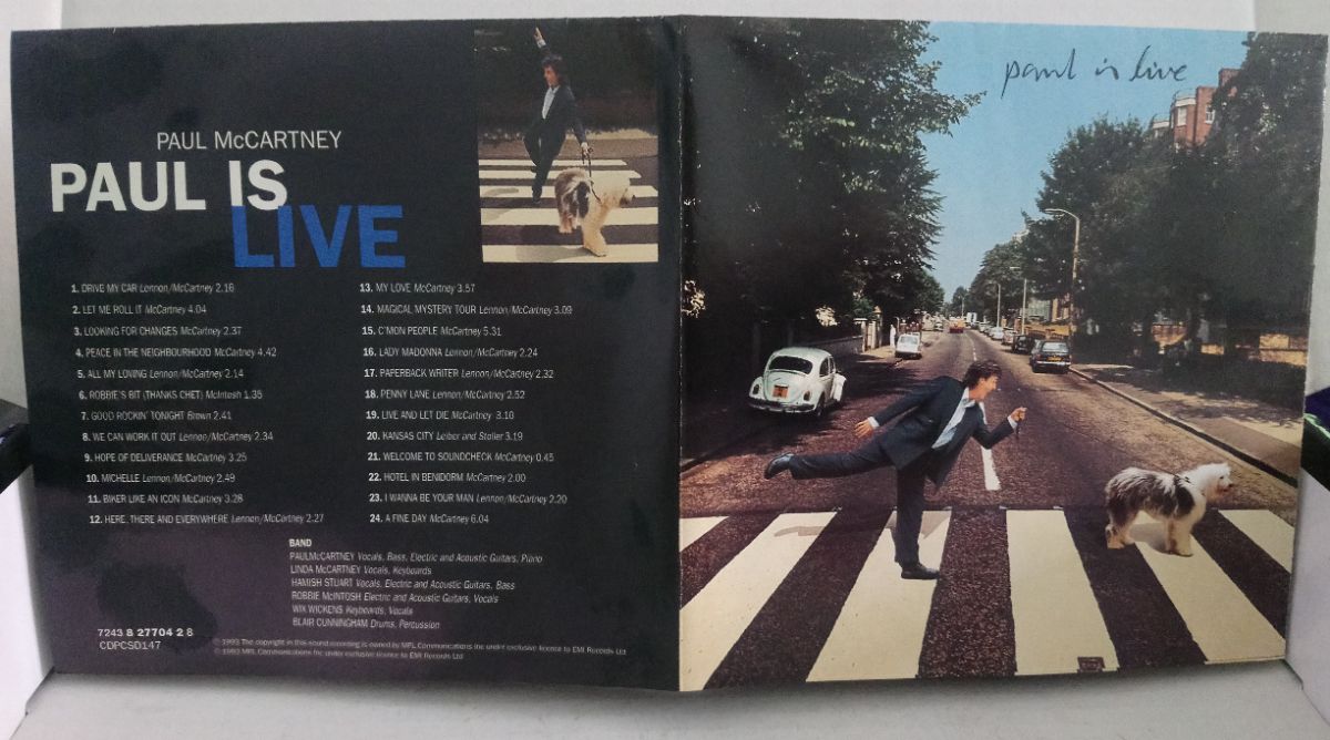 Paul McCartney Cd Paul Is Live