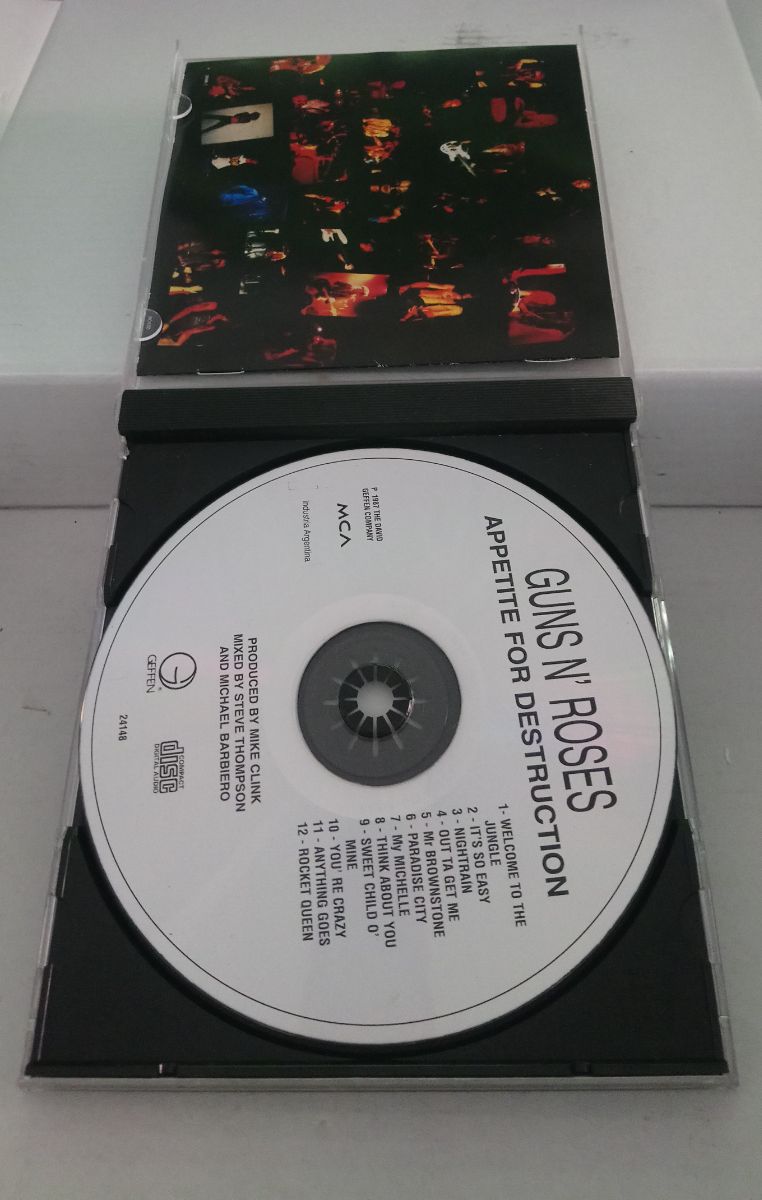 Cd Guns N Roses -appetite The Destruction- 1987