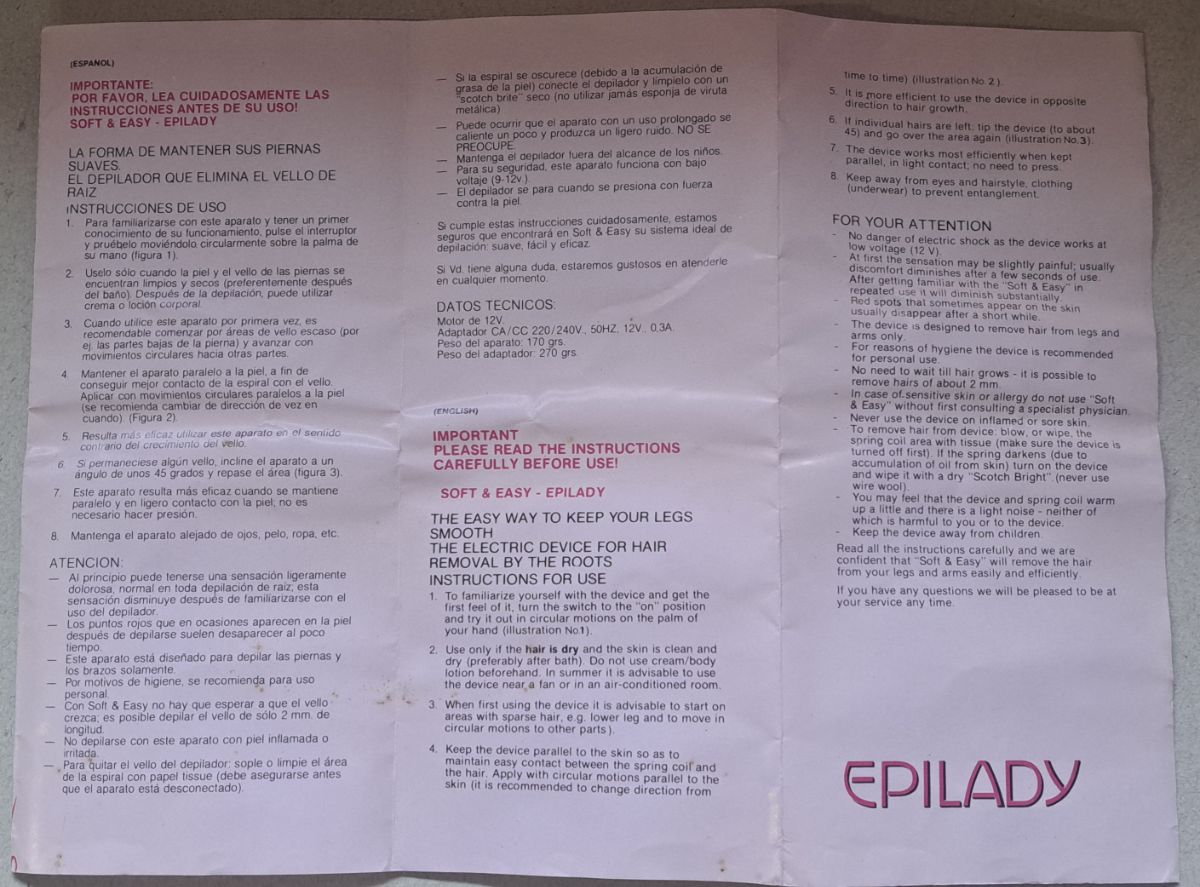 Depiladora Epilady