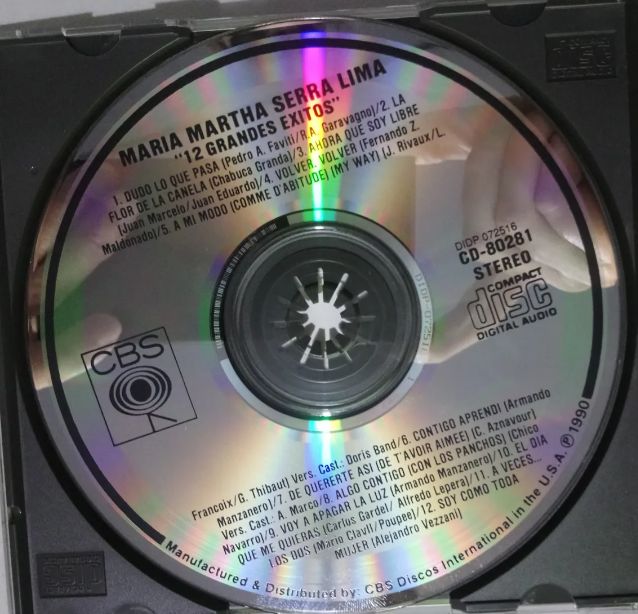 2CD Maria Martha Serra Lima 12 Grandes Éxitos-Cosas de la vida