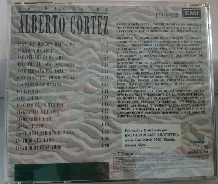 Cd De Alberto Cortez