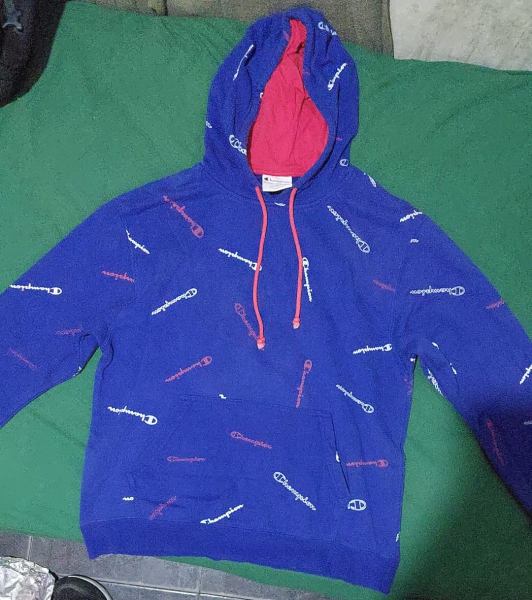Buzo azul Champion