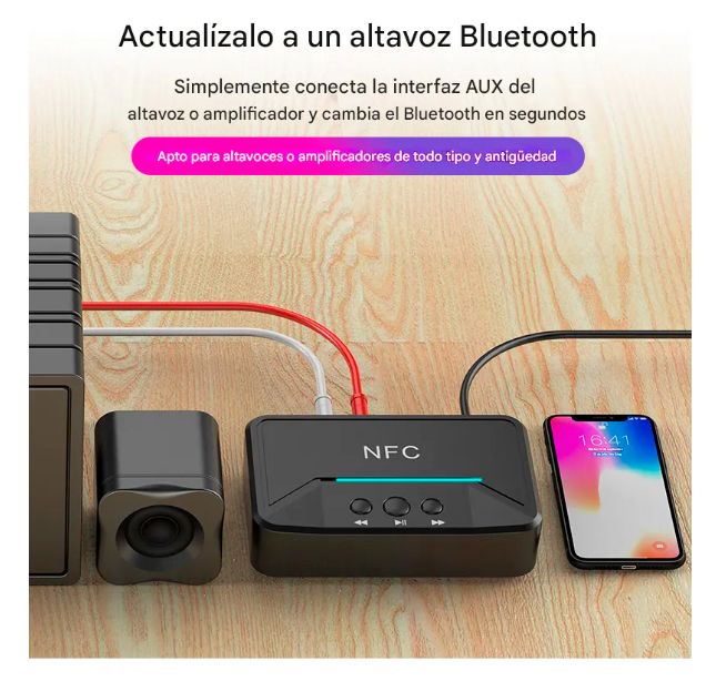 Transmisor-Receptor de Audio Bluetooth
