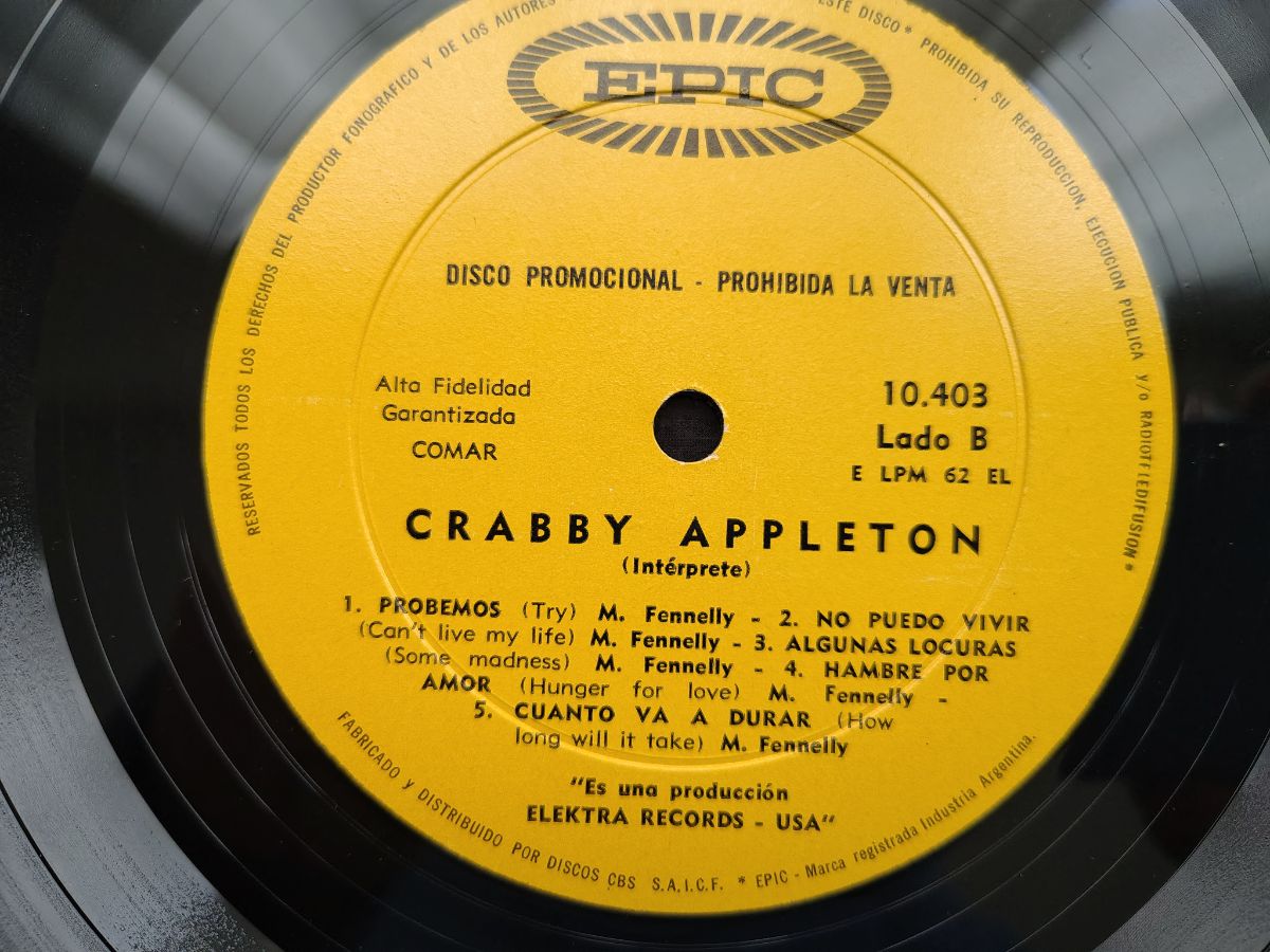 Crabby Appleton Vinilo Lp