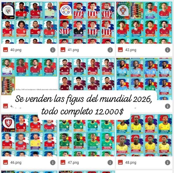 Figuritas del mundial 2026