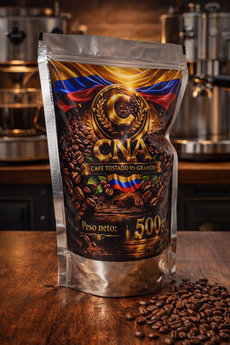 Café colombiano en granos