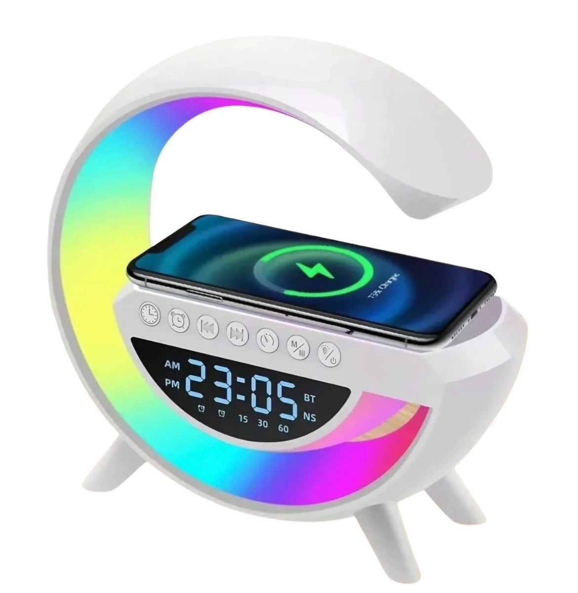 Lámpara G con reloj