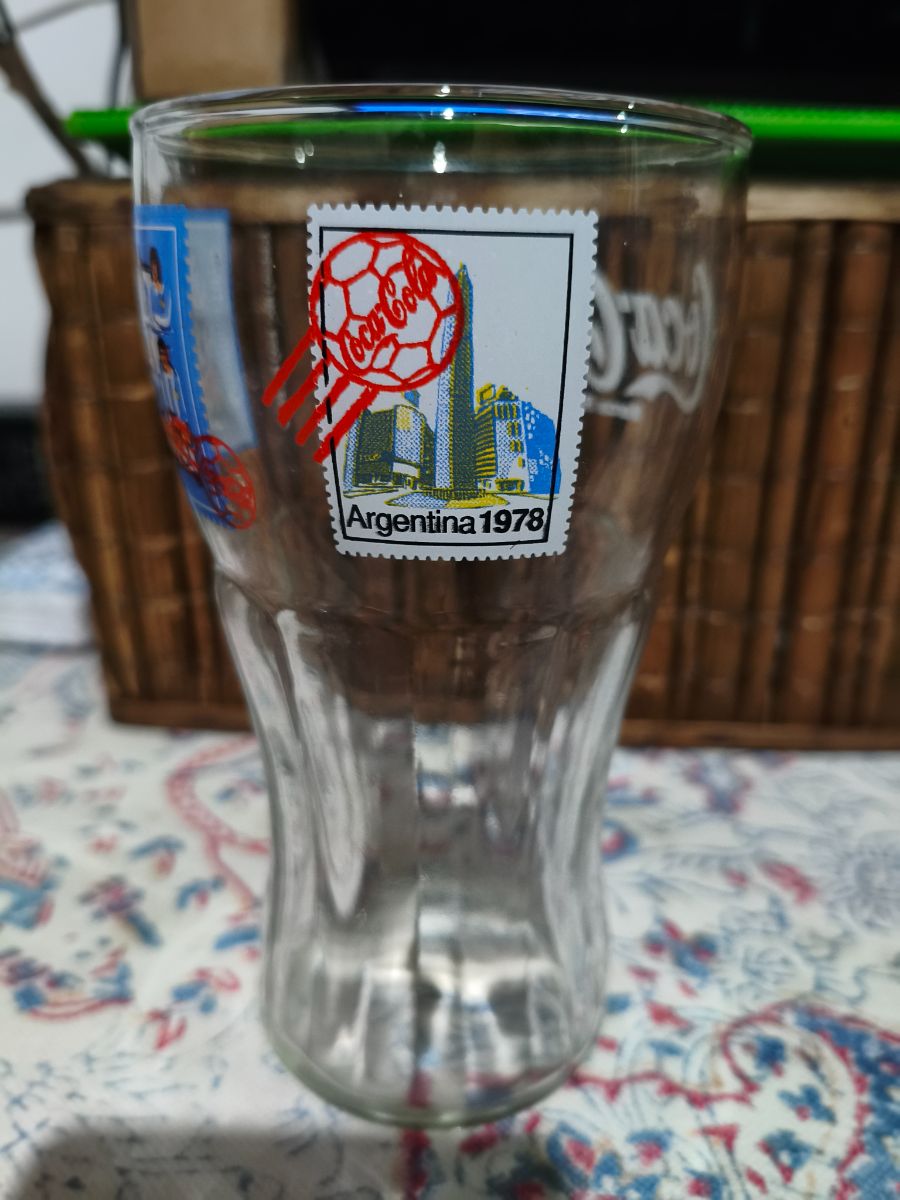 Vaso Mundialista Coca Cola Original Argentina 1978.