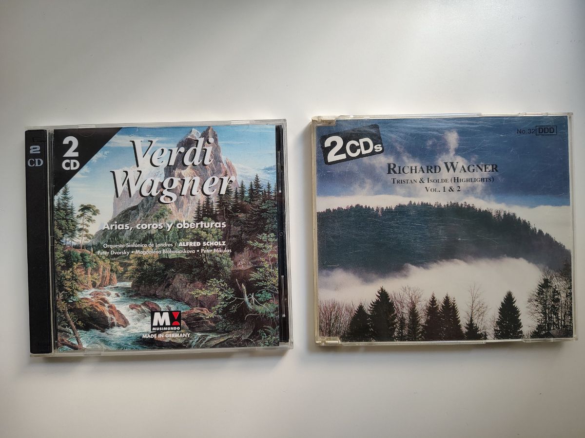 4 cd Verdi y Richard Wagner