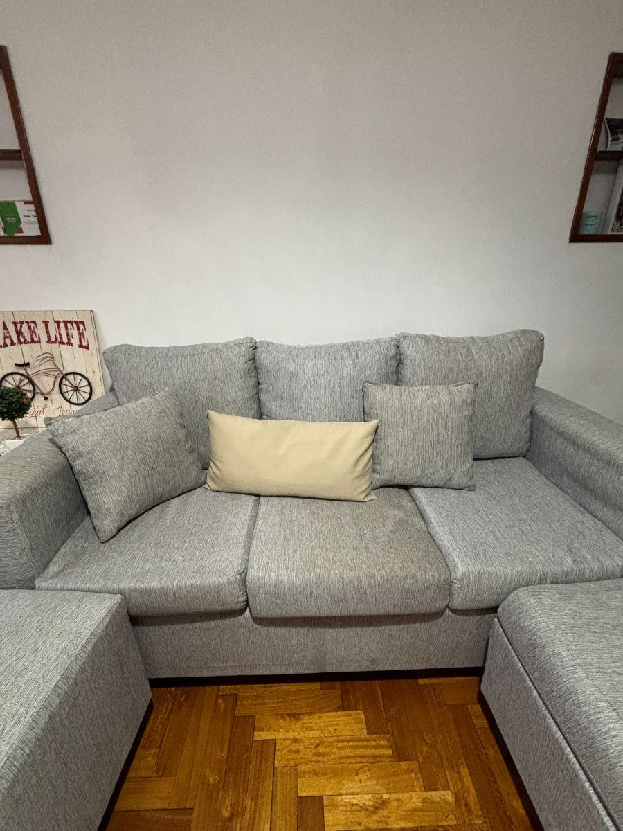 Sillón sofá 3 puesto con butacas y camastro
