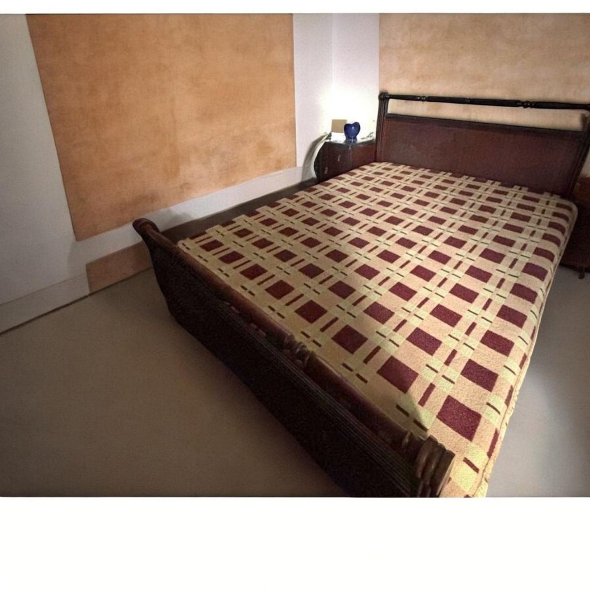 Cama 2 Plazas Elástico de Hierro
