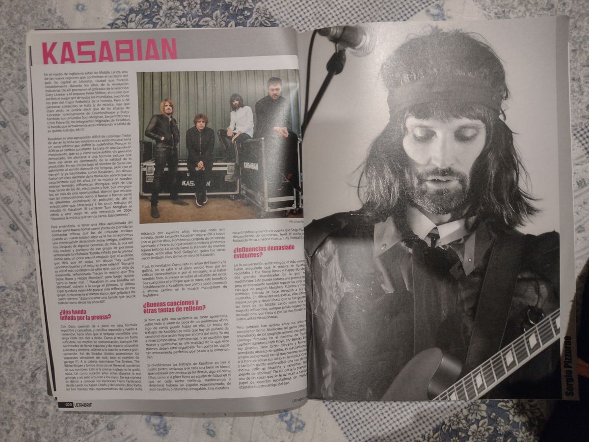 Revista ULTRABRIT KASABIAN