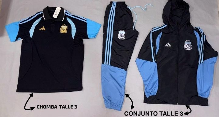 Conjunto deportivo talle 3 afa importado