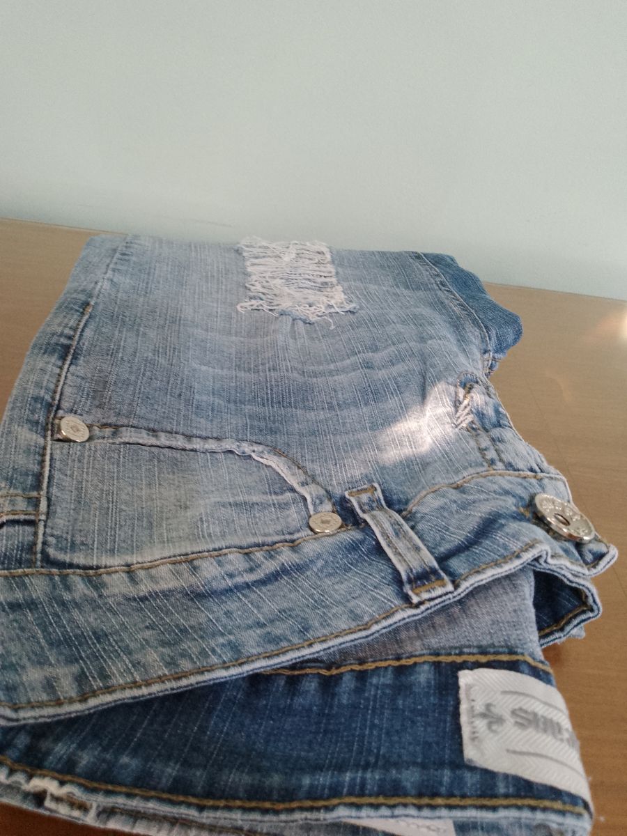Conjunto de 2 piezas: jean Sweet + blusa rayada con broderie . *JEAN VENDIDO*