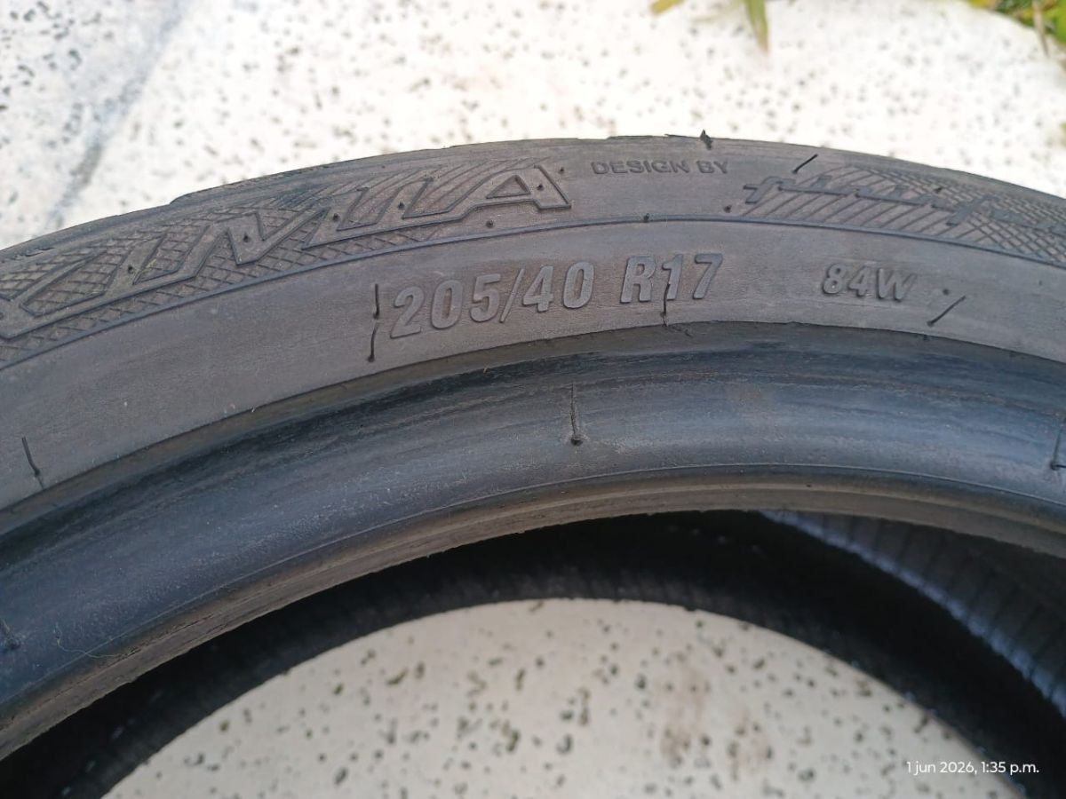 Kit 3 cubiertas talon bajo 205/40/R17 84W marca Fate Eximia Sport