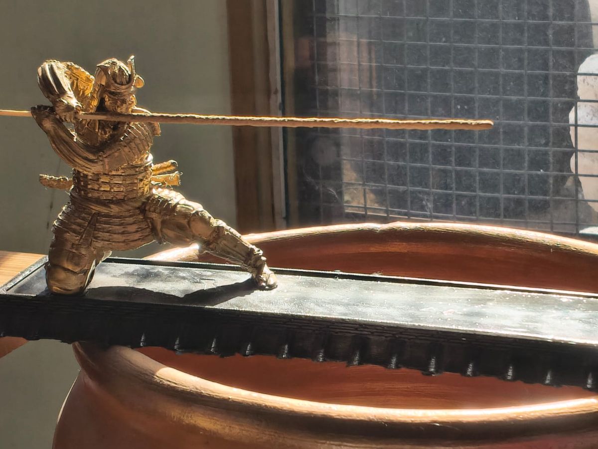 Porta sahumerio samurai
