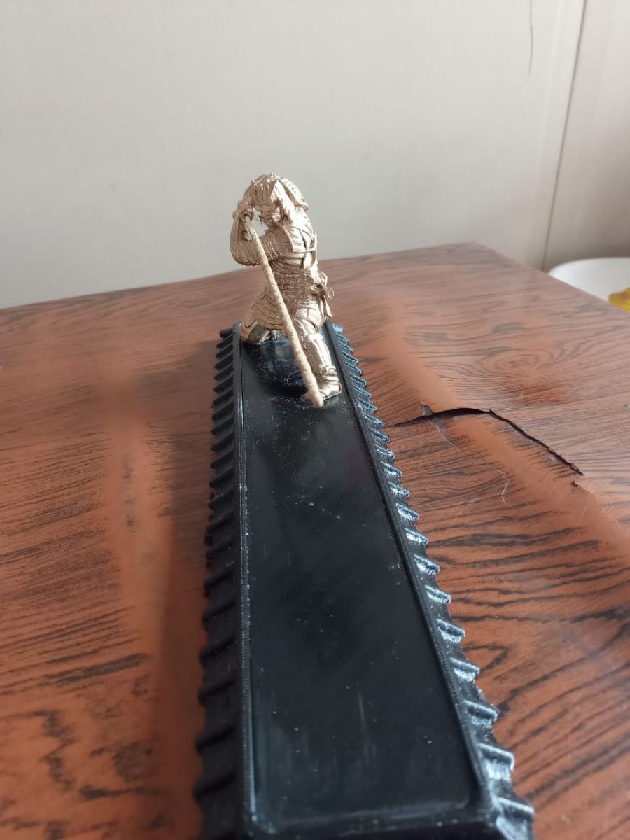 Porta sahumerio samurai