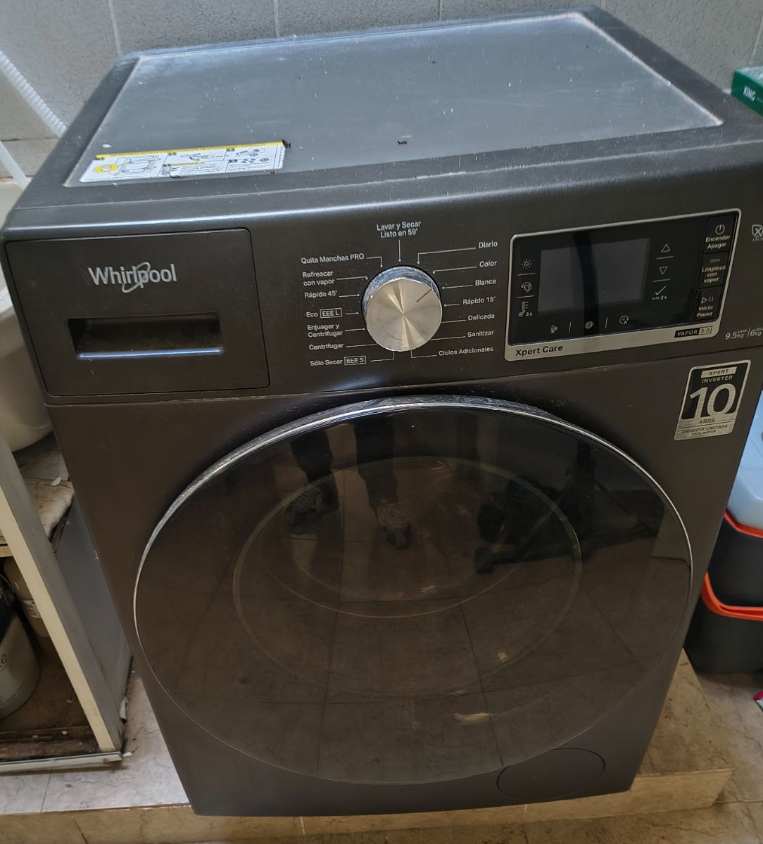 Lavasecarropa Whirlpool