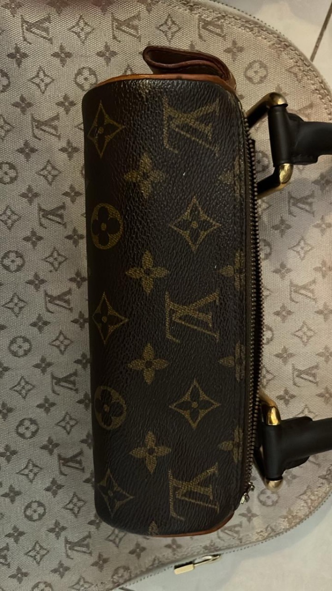Bolso Louis Vuitton Mini Lin Alma Haut y Portacosmeticos