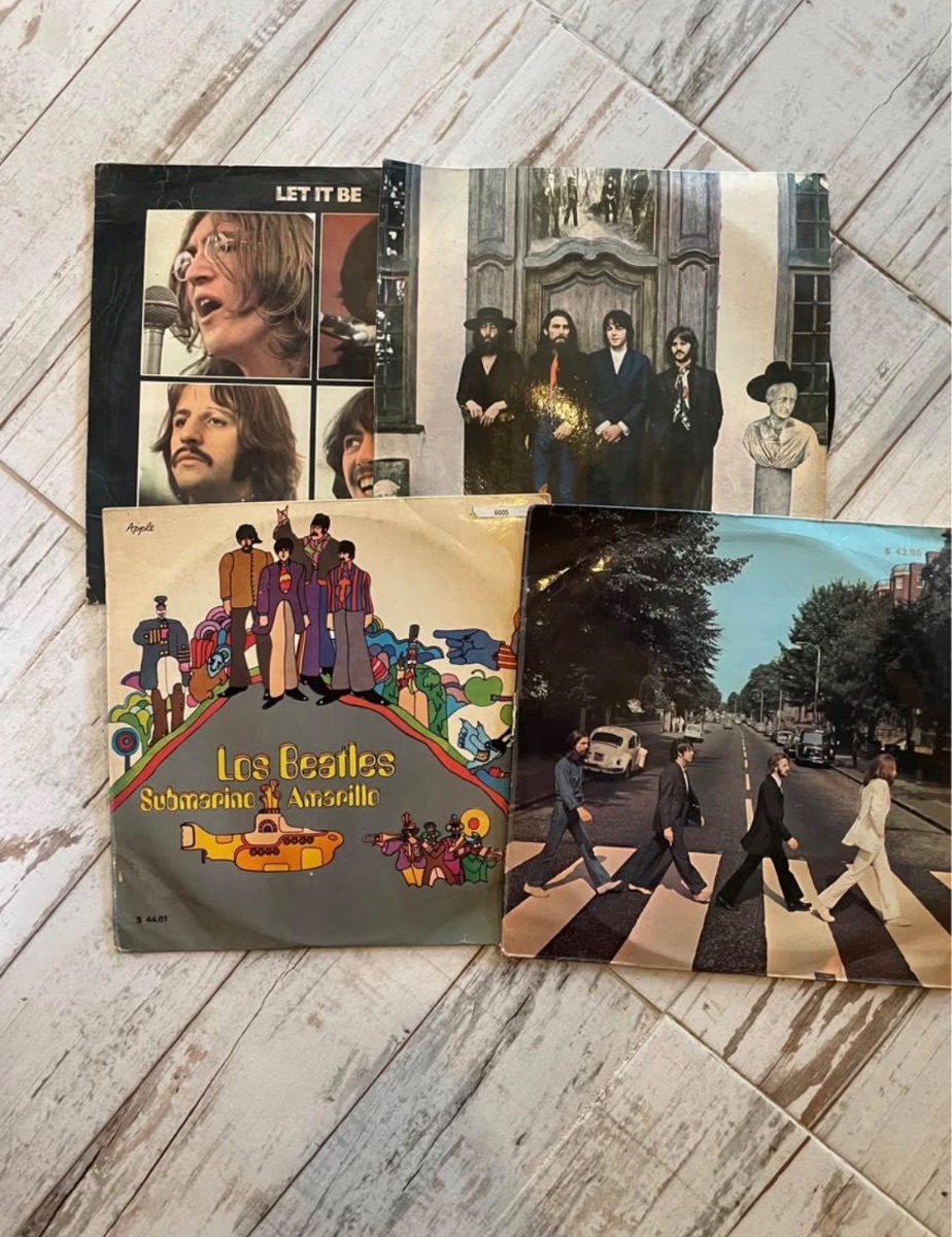 4 Vinilos Originales THE BEATLES
