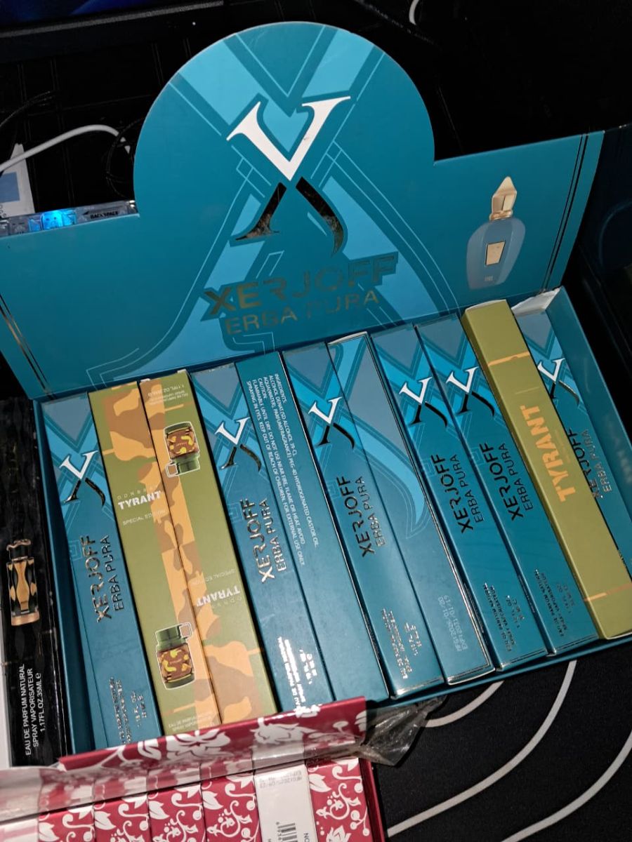perfumes arabes en tubitos 35ml erva pura, yara surtidos hombre y mujer
